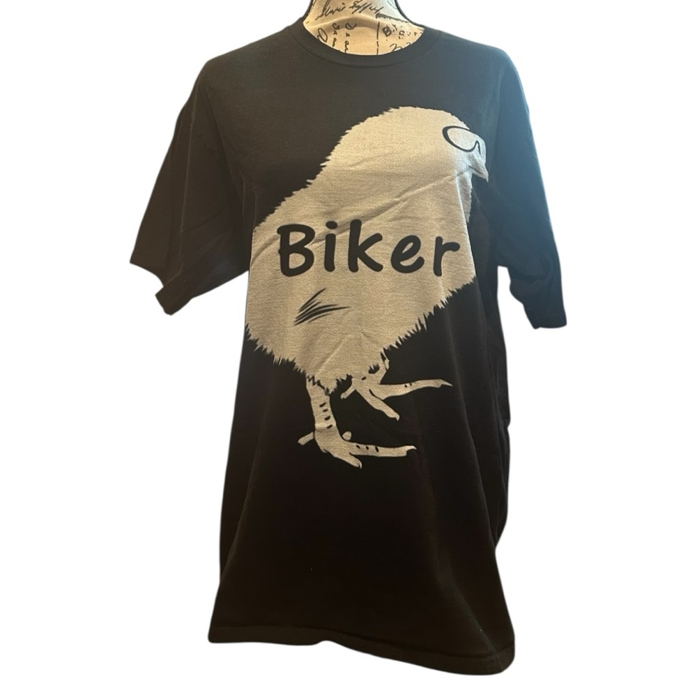 Port and Company Black Biker Chic 🐥Tee NWOT - Picture 2 of 7